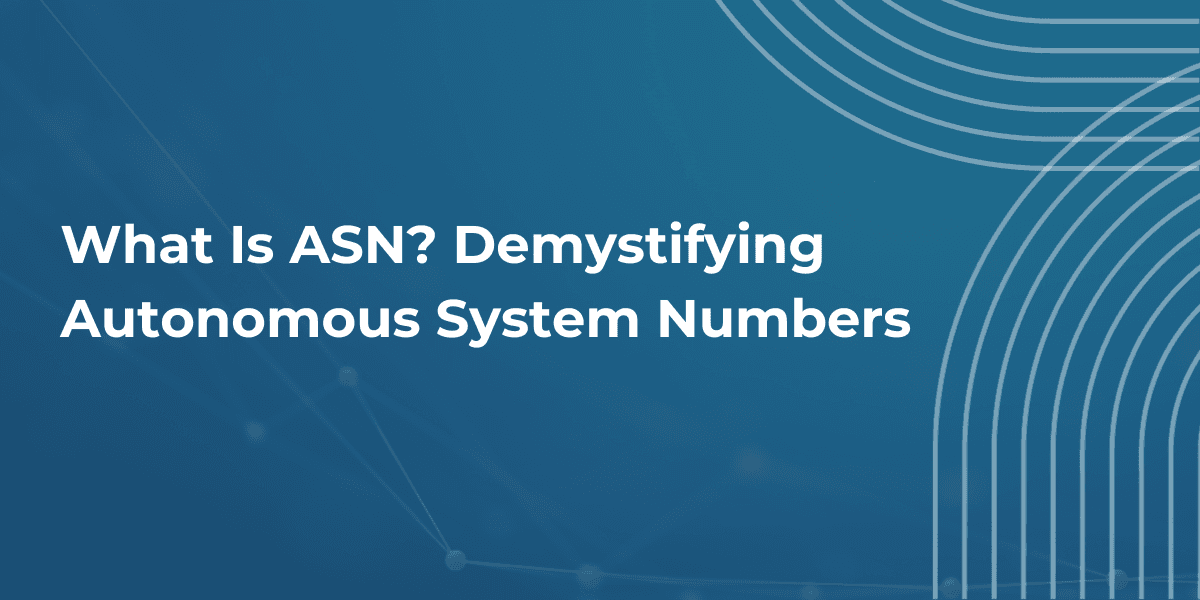 What Is ASN? Demystifying Autonomous System Numbers 